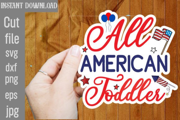 All American Toddler SVG Cut File Review