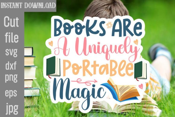 Books Are a Uniquely Portable Magic SVG