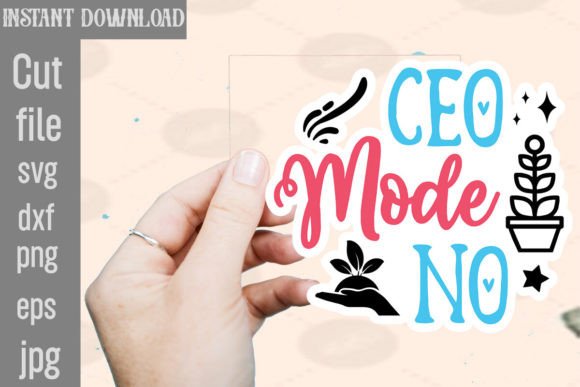 Ceo Mode No SVG Stickers Review
