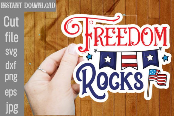 Freedom Rocks SVG Cut File: A Designer's Review