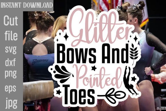 Glitter Bows and Pointed Toes SVG Cut File Review