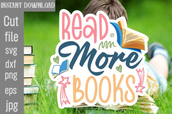 Read More Books SVG Cut File Review