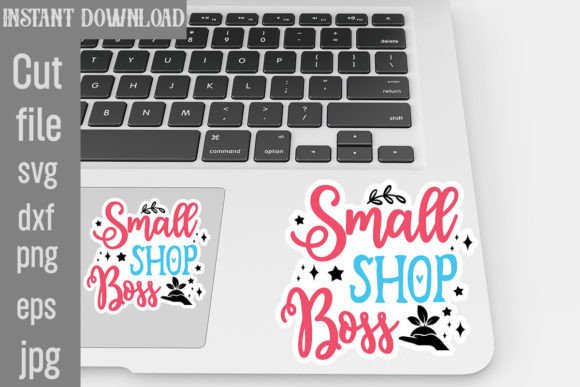 Small Shop Boss SVG Stickers Review